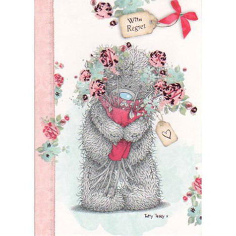 With Regret Wedding Me to You Bear Card £1.20